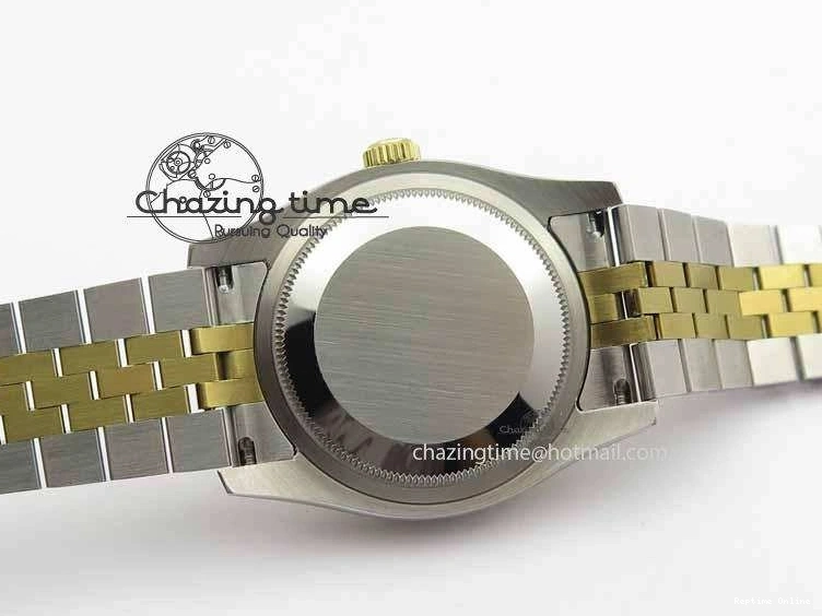 0410 DateJust 116234 SS YG BP Best Edition Gray Dial Diam Markers On SS YG Bracelet SA ZipUp 3745
